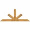 Ekena Millwork Saratoga Rough Sawn Timber Gable Bracket, Western Red Cedar, 84"W x 35"H x 2"D x 6"F, 10/12 Pitch GBW084X35X0206SAR00RWR - alternate 1